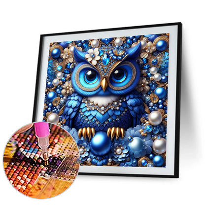 Owl - Full Round Drill Diamond Painting 30*30CM