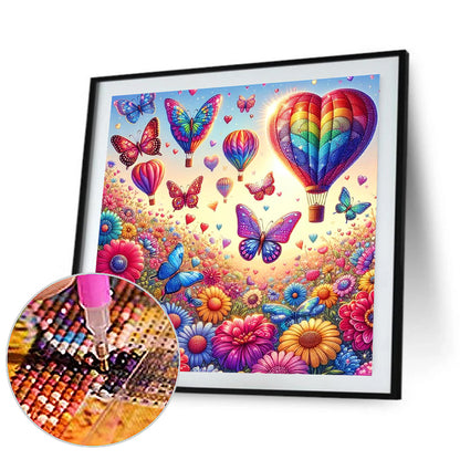 Butterfly - Full Round Drill Diamond Painting 30*30CM