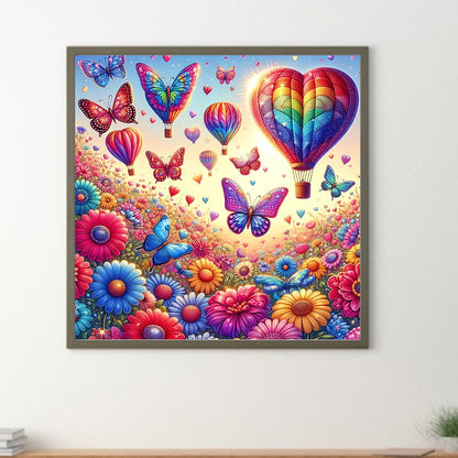 Butterfly - Full Round Drill Diamond Painting 30*30CM