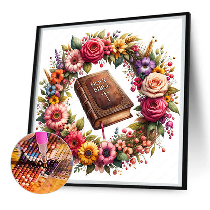 God Bless You Bible - Full Round Drill Diamond Painting 30*30CM