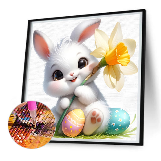 Easter Bunny - Full Round Drill Diamond Painting 30*30CM