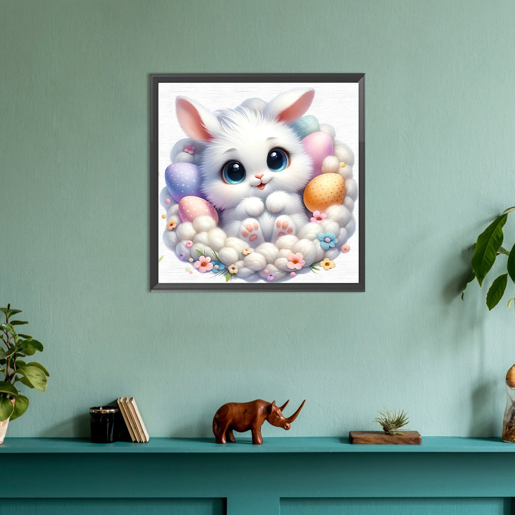 Easter Bunny - Full Round Drill Diamond Painting 30*30CM