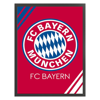 Bayern Munich Club Logo - 11CT Stamped Cross Stitch 30*40CM