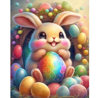 Easter Bunny - Full Round Drill Diamond Painting 40*50CM