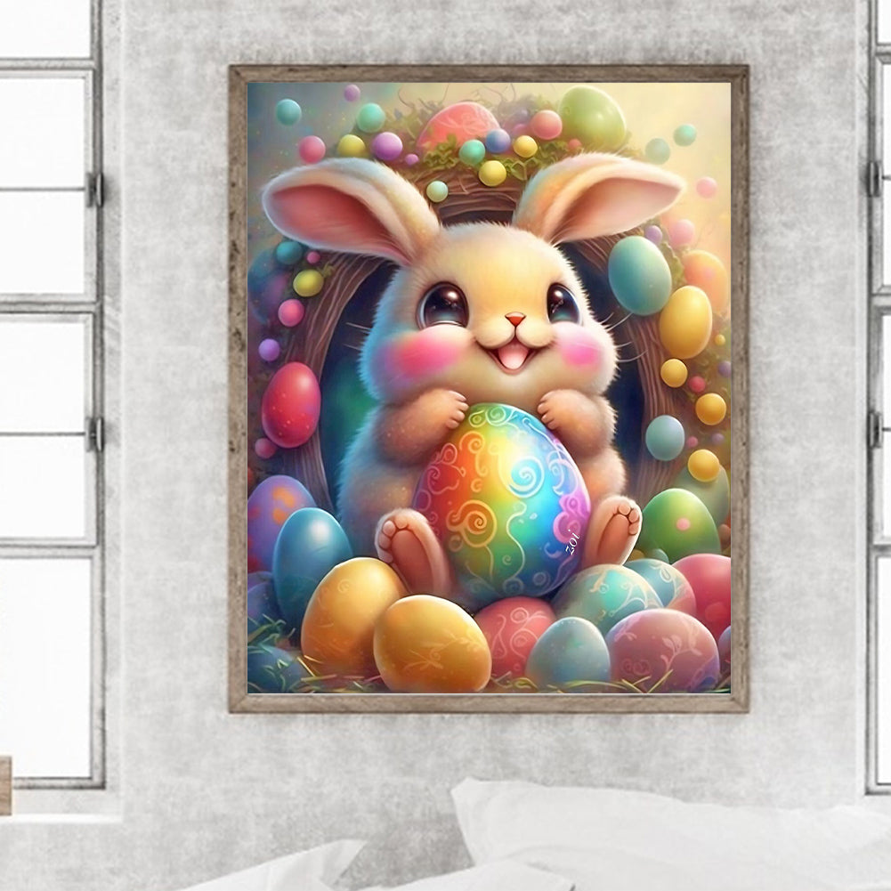 Easter Bunny - Full Round Drill Diamond Painting 40*50CM