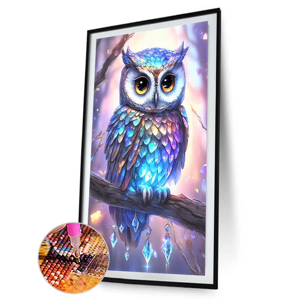 Fantasy Owl - Full Round Drill Diamond Painting 40*60CM
