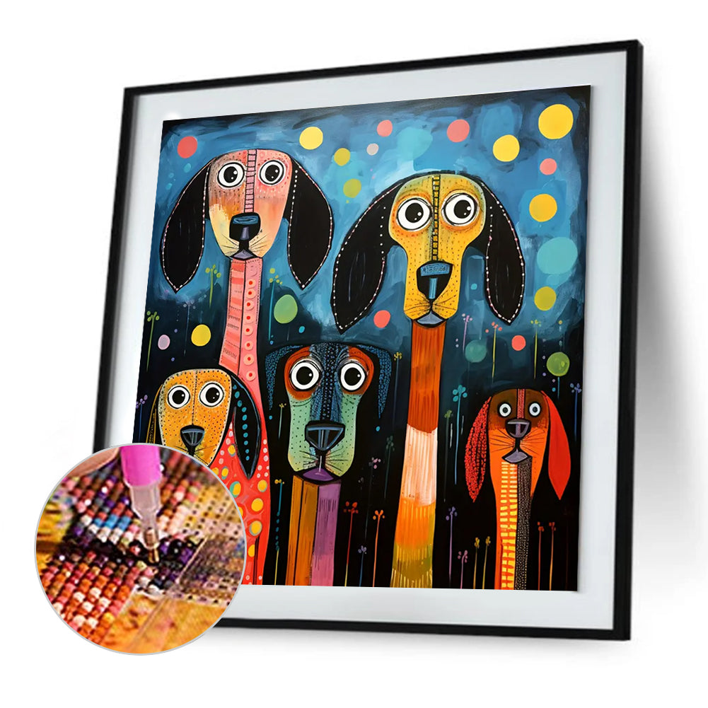 Color Puppy - Full Round Drill Diamond Painting 30*30CM