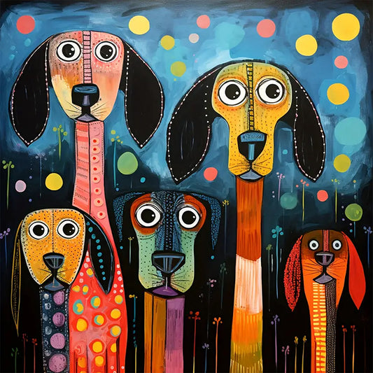 Color Puppy - Full Round Drill Diamond Painting 40*40CM