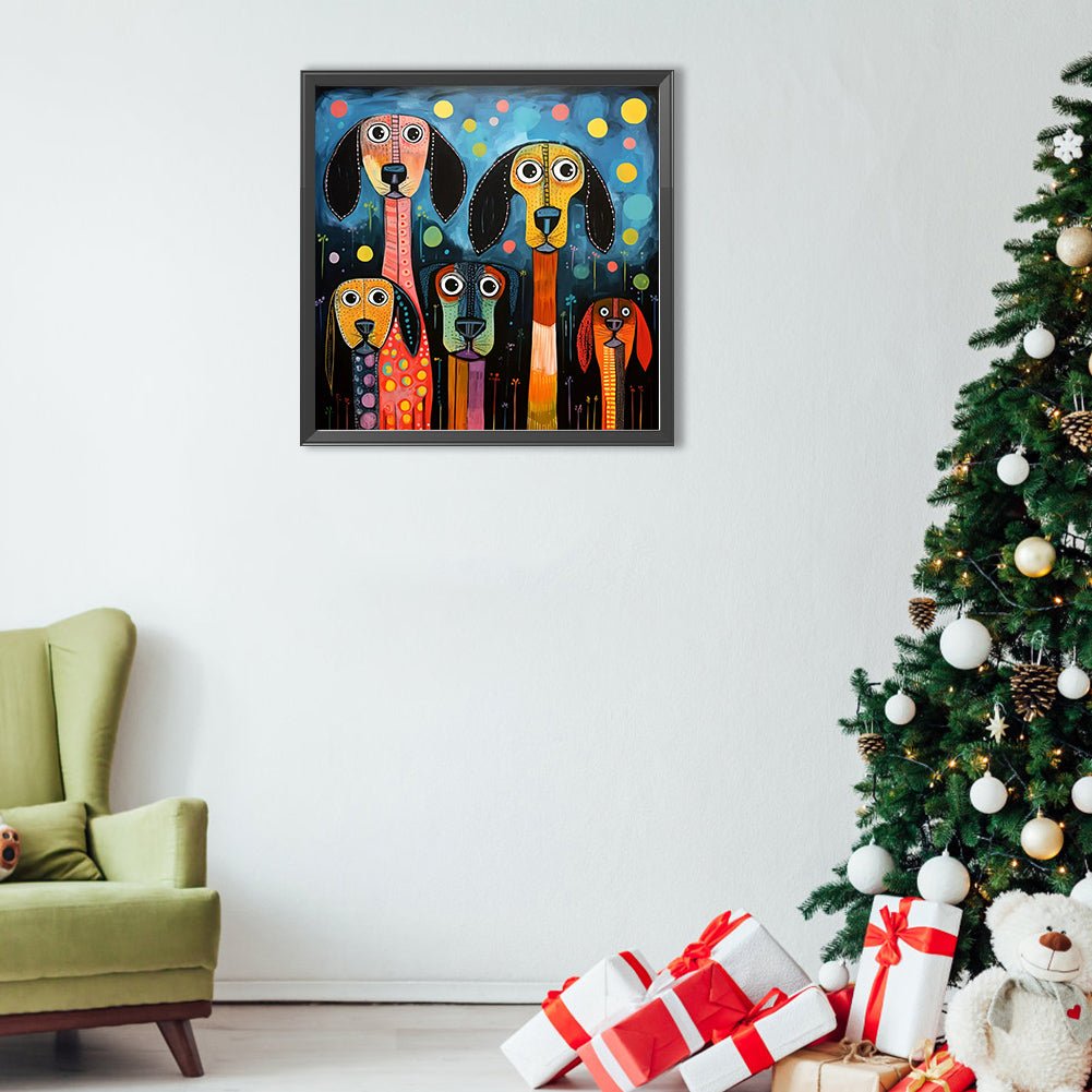 Color Puppy - Full Round Drill Diamond Painting 40*40CM