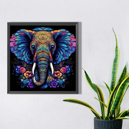 Color Elephant - Full Square Drill Diamond Painting 45*45CM