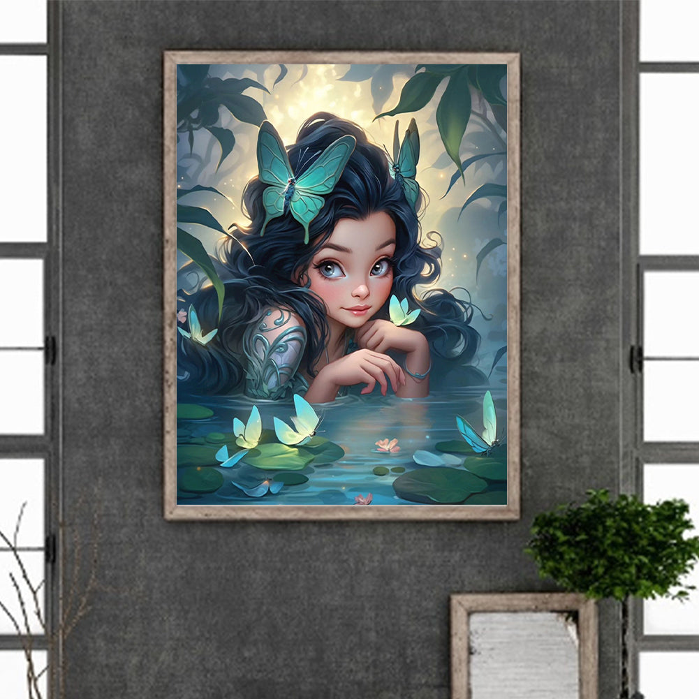 Elf Girl - Full Round Drill Diamond Painting 30*40CM