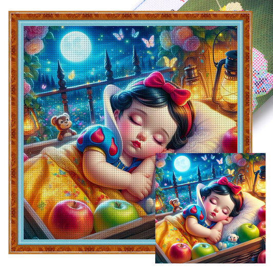 Disney-Snow White - 18CT Stamped Cross Stitch 30*30CM