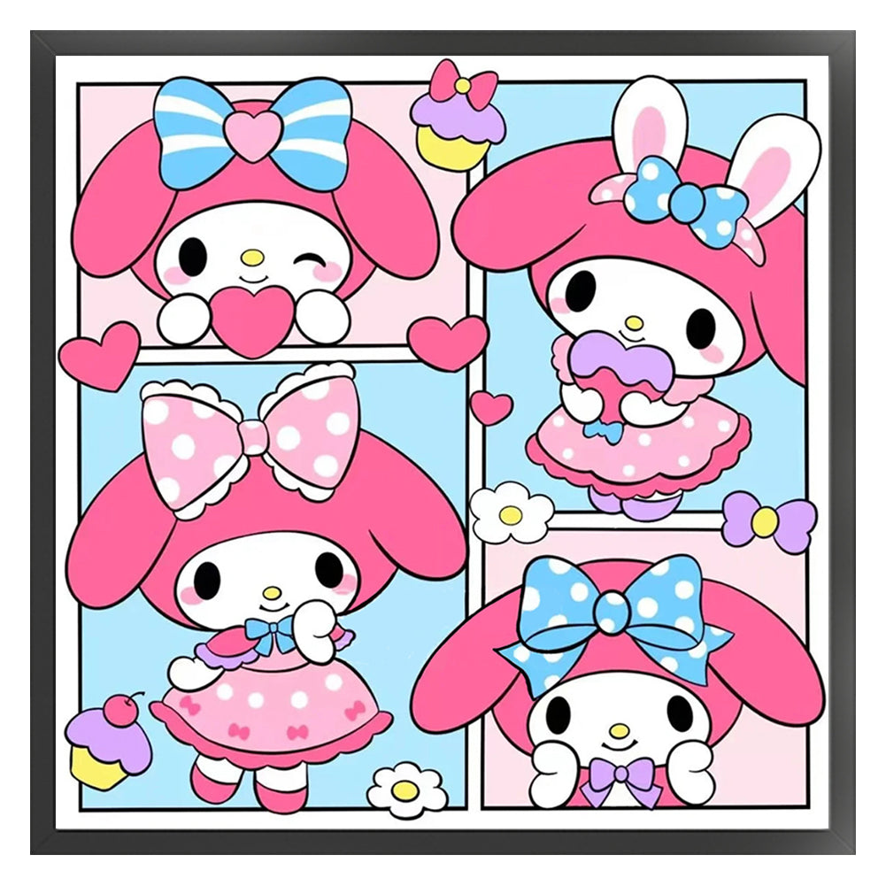 Cartoon - 11CT Stamped Cross Stitch 50*50CM