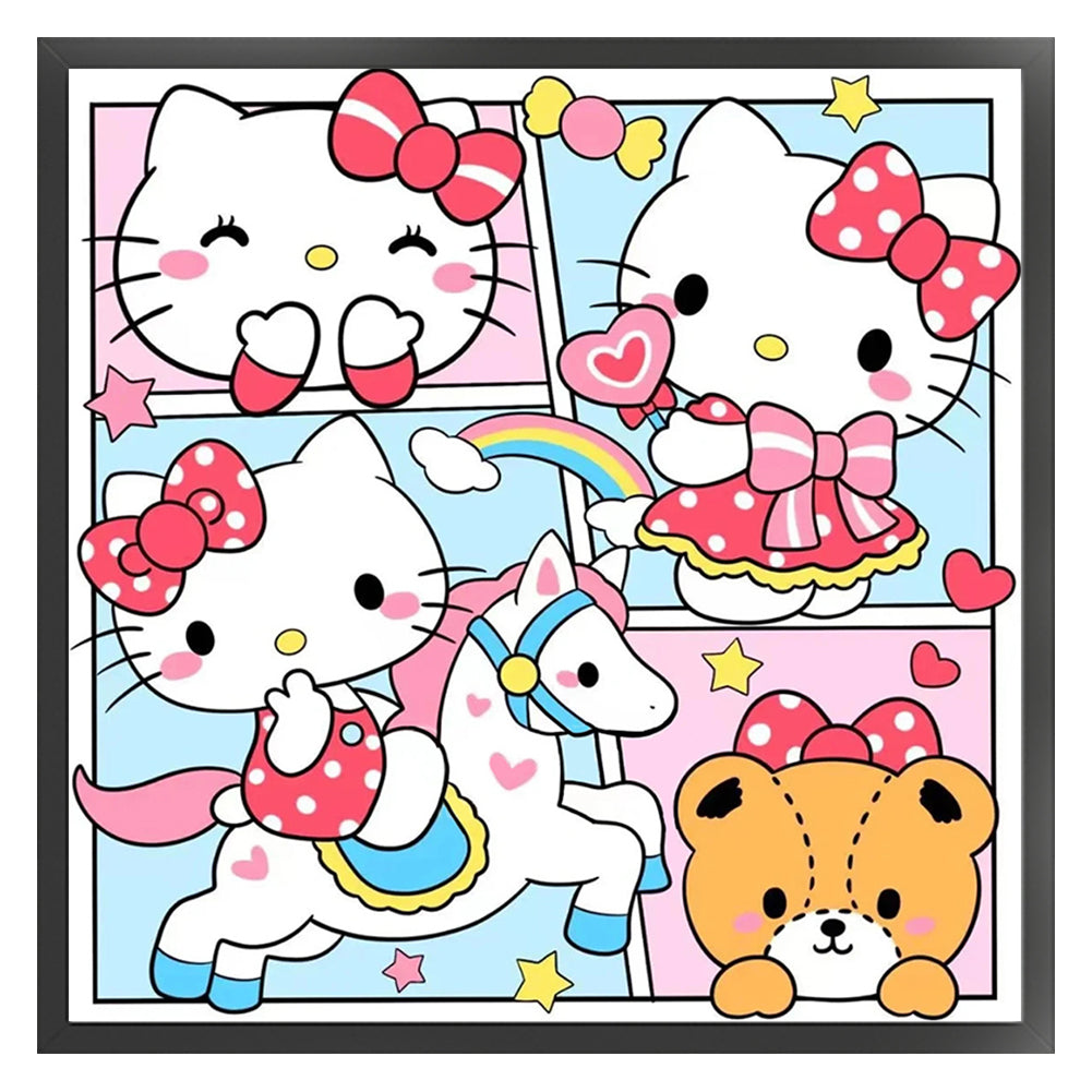 Cartoon - 11CT Stamped Cross Stitch 50*50CM