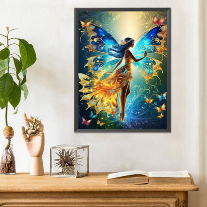 Butterfly Fairy - Full Round Drill Diamond Painting 30*40CM