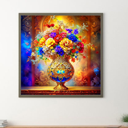 Flower - Full Round Drill Diamond Painting 40*40CM