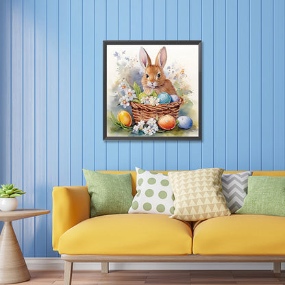 Easter Egg Bunny - Special Shaped Drill Diamond Painting 30*30CM