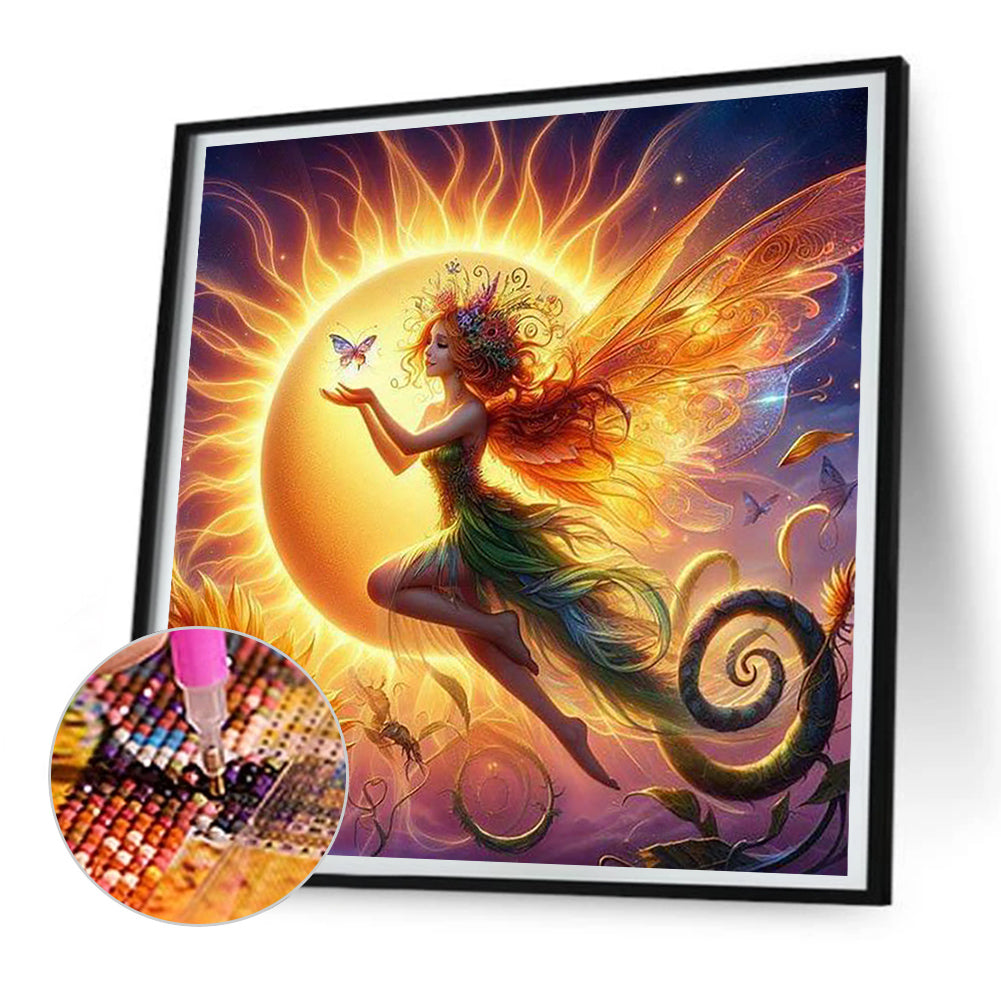 Star And Moon Elf - Full Round Drill Diamond Painting 30*30CM