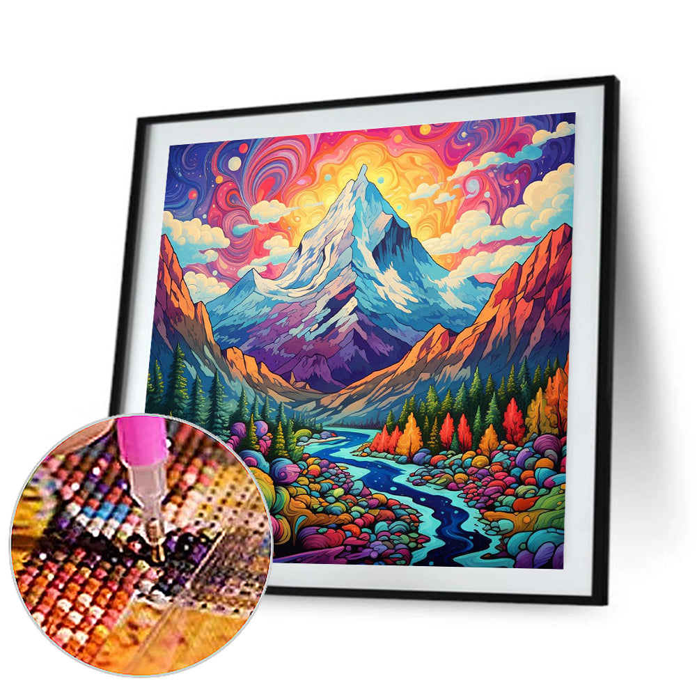 Fantasy World¡¤Quiet Mountains And Rivers - Full Round Drill Diamond Painting 30*30CM