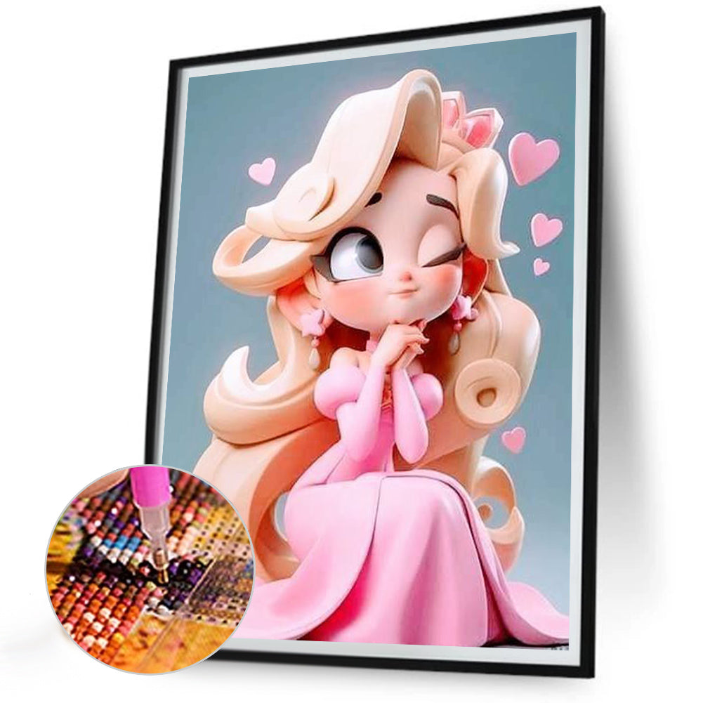 Sweet Princess - Full Round Drill Diamond Painting 30*40CM