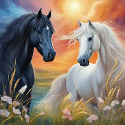 Horse - Full Round Drill Diamond Painting 30*30CM