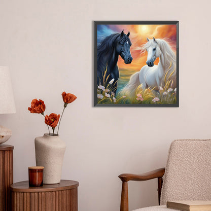 Horse - Full Round Drill Diamond Painting 30*30CM