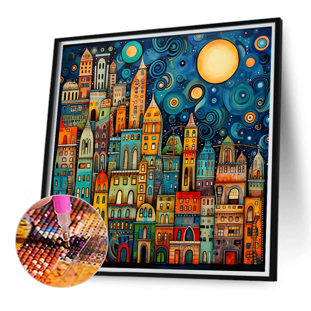 Color House - Full Round Drill Diamond Painting 40*40CM