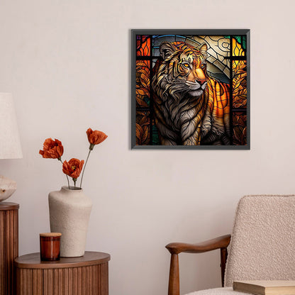 Tiger - Full Round Drill Diamond Painting 30*30CM