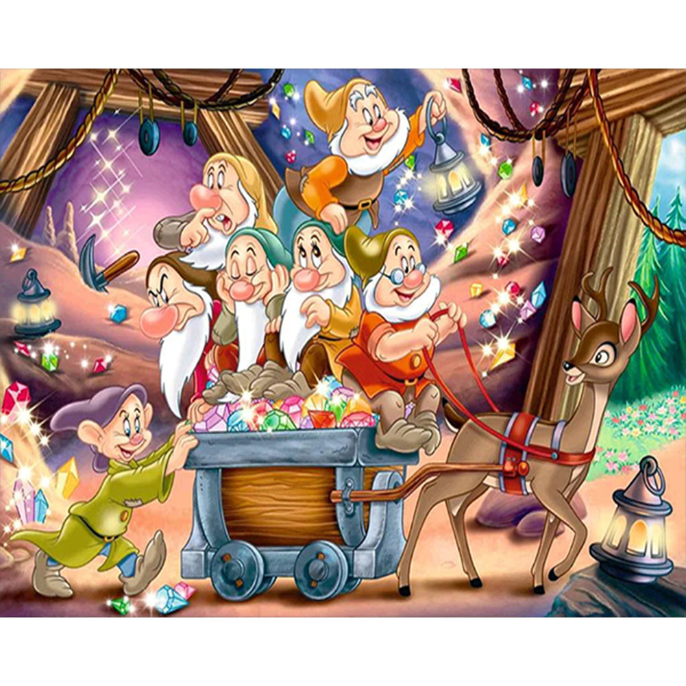 Forest Dwarf - Full Round Drill Diamond Painting 90*70CM