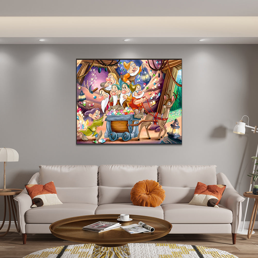 Forest Dwarf - Full Round Drill Diamond Painting 90*70CM