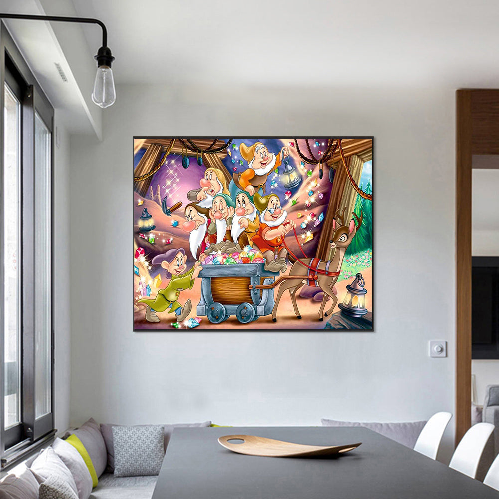 Forest Dwarf - Full Round Drill Diamond Painting 90*70CM