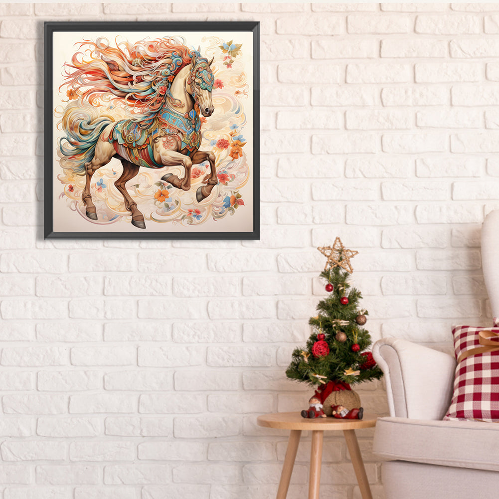 Galloping Horse - Full Square Drill Diamond Painting 40*40CM