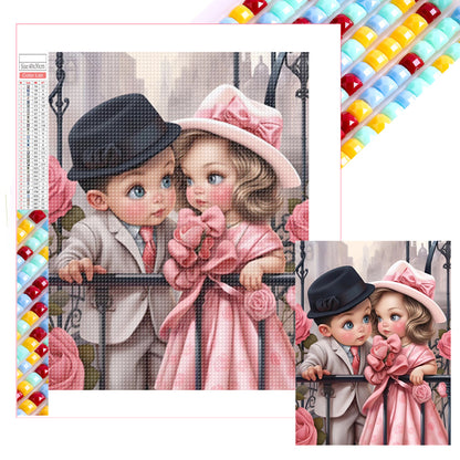 Valentine'S Day Couple - Full Square Drill Diamond Painting 30*40CM