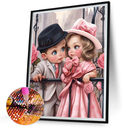 Valentine'S Day Couple - Full Square Drill Diamond Painting 30*40CM