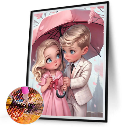 Valentine'S Day Couple - Full Square Drill Diamond Painting 30*40CM