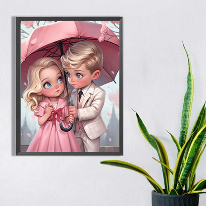 Valentine'S Day Couple - Full Square Drill Diamond Painting 30*40CM