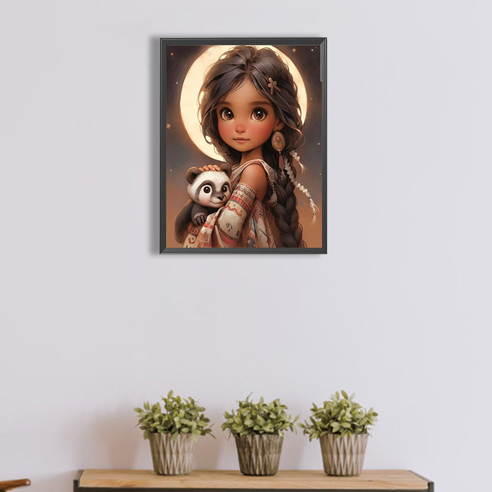 Little Girl - Full Square Drill Diamond Painting 30*40CM