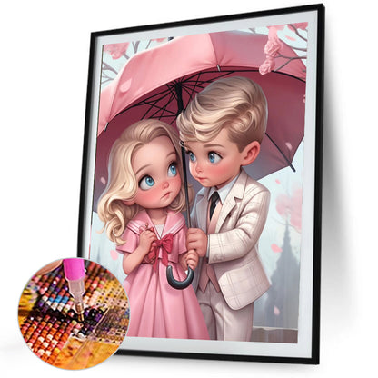 Valentine'S Day Couple - Full Square Drill Diamond Painting 40*50CM