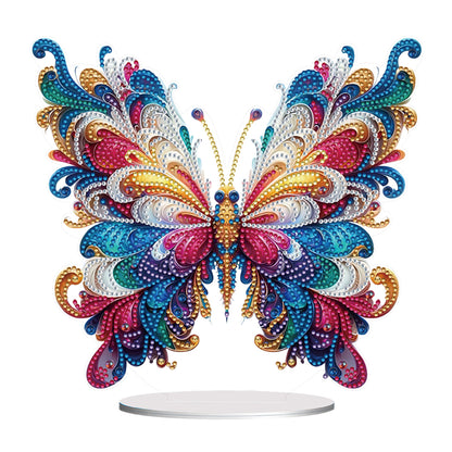 Handmade Beauty Butterfly Desktop Diamond Art Kits for Home Office Desktop Decor