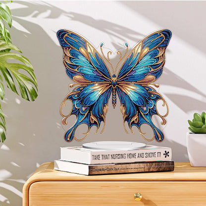 Handmade Beauty Butterfly Desktop Diamond Art Kits for Home Office Desktop Decor