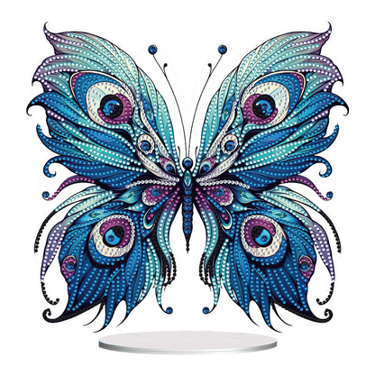 Handmade Beauty Butterfly Desktop Diamond Art Kits for Home Office Desktop Decor