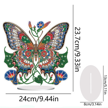 Handmade Beauty Butterfly Desktop Diamond Art Kits for Home Office Desktop Decor