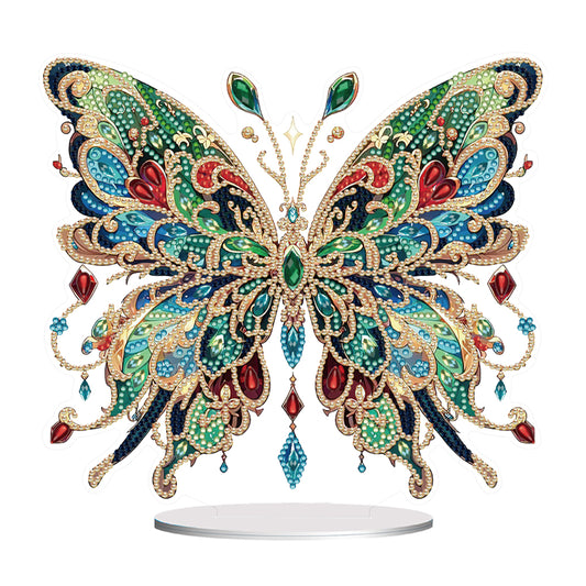 Handmade Beauty Butterfly Desktop Diamond Art Kits for Home Office Desktop Decor