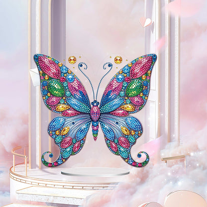 Handmade Beauty Butterfly Desktop Diamond Art Kits for Home Office Desktop Decor