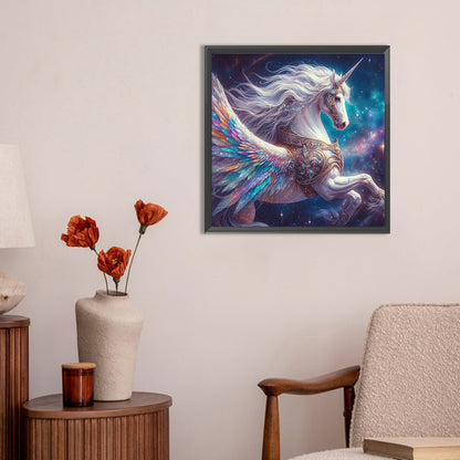 Unicorn - Full Round Drill Diamond Painting 30*30CM