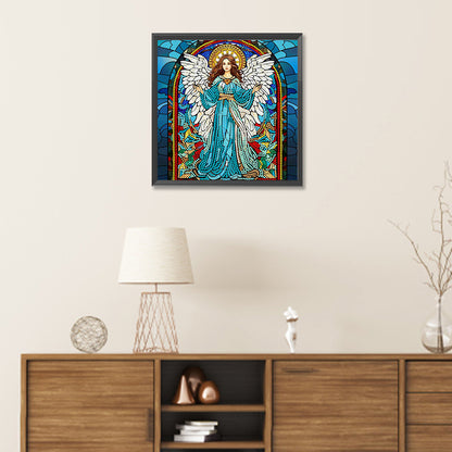 Virgin Mary On Glass - Special Shaped Drill Diamond Painting 30*30CM