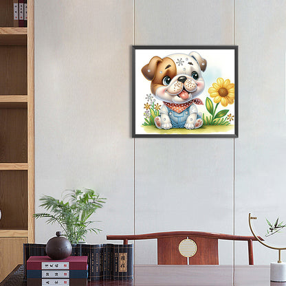 Bulldog - Special Shaped Drill Diamond Painting 35*30CM