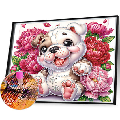 Bulldog - Special Shaped Drill Diamond Painting 35*30CM