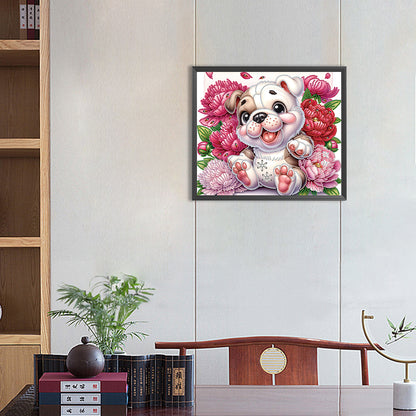 Bulldog - Special Shaped Drill Diamond Painting 35*30CM