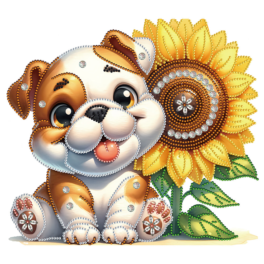 Bulldog - Special Shaped Drill Diamond Painting 35*30CM